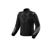 Revit Hyperspeed 3 H2O Giacca tessile da motocicletta impermeabile, nero/grigio, Taglia XL