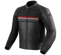 Giacca da moto Revit Mile 2 nera-rossa 56