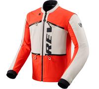 Giacca da moto Revit Morocco Sabbia-Rosso 4XL
