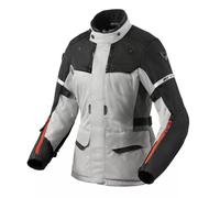Revit Outback 4 H2O Giacca tessile moto da donna, nero-argento, taglia 40 per donne