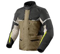 Giacca da moto Revit Outback 4 H2O verde-antracite XL