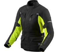 Giacca da moto Revit Outback 5 H2O da donna, nera e gialla fluo 44