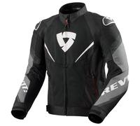 Giacca da moto Revit Quantum 3 Air nera-bianca 2XL