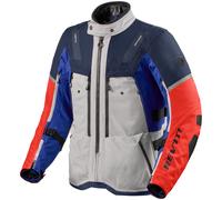 Giacca da moto Revit Sand 5 H2O argento-blu 3XL