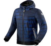 Giacca da moto Revit Saros WB softshell blu-blu 2XL