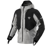 Giacca da moto Revit Tectonic H2O nera-grigia 2XL