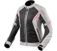 Giacca da moto Revit Torque 2 H2O nero-grigio da donna 42