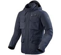 Giacca da moto Revit Triomphe 2 H2O blu scuro XL