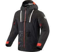 Giacca da moto Revit Vision H2O nera-rossa L