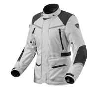 Giacca da moto Revit Voltiac 3 H2O Donna Argento e Nero 40