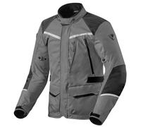 Revit Voltiac 3 H2O Giacca tessile moto, grigio, taglia 3XL per maschi