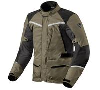 Giacca da moto Revit Voltiac 3 H2O verde-grigio XL