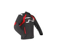 Richa Stradale Tex Giacca tessile impermeabile per motociclette, nero-rosso, taglia S per donne