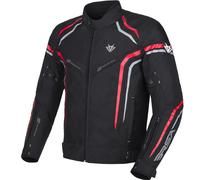 Giacca da moto RSA Compact 2 nero-grigio-rosso 5XL