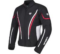 Giacca da moto RSA Wasp nera, bianca e rossa da donna L