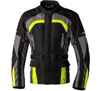 RST Alpha 5 Giacca tessile moto, nero-grigio-giallo, taglia M