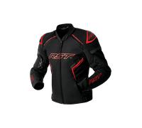 RST S1 D3O Giacca tessile da motocicletta impermeabile, nero-rosso, taglia 54 per maschi
