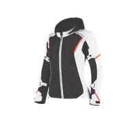 Rusty Stitches Caroline Giacca tessile da motociclista femminile, grigio/nero, Taglia 46