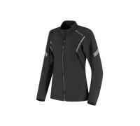 Rusty Stitches Caroline Giacca tessile da motociclista femminile, nero, Taglia 38