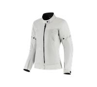 Rusty Stitches Jodi Giacca tessile da motociclista femminile, grigio, Taglia 38
