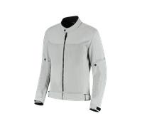 Rusty Stitches Mike Giacca tessile da motocicletta, Grigio chiaro, Taglia L