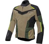 Giacca da moto Seventy Degrees SD-JT70 Atacama Sabbia-Verde-Giallo Fluo L