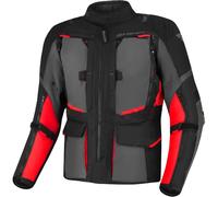 Giacca da moto Shima Hero 2.0 nero-grigio-rosso XL