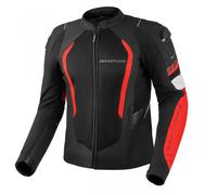 SHIMA Mesh Pro 2.0 Giacca tessile moto, nero-bianco-rosso, taglia M per maschi