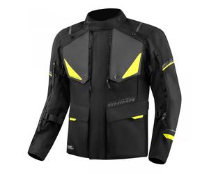 Giacca da moto Shima Runner nero-giallo fluo M
