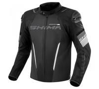 Giacca da moto Shima Solid 2.0 bianco e nero L