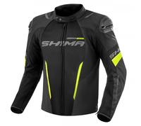 Giacca da moto Shima Solid 2.0 Vent nero-giallo fluo 2XL