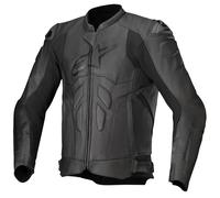 Giacca da motociclista in pelle Alpinestars Dusk nera 62