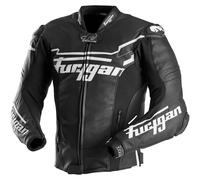 Giacca da motociclista in pelle Furygan Sirius nera-bianca XL