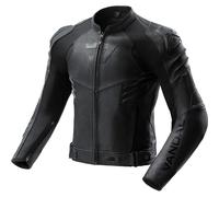 Giacca da motociclista in pelle Rebelhorn Vandal 2 nera 48