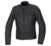 Giacca da motociclista in pelle SEVENTY DEGREES SD-JL1 nera 3XL