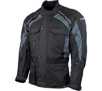 Giacca da motociclista Roleff Liverpool nera e grigia 2XL