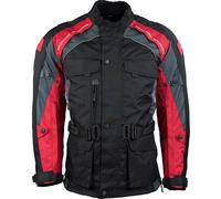 Giacca da motociclista Roleff Liverpool nera-rossa L