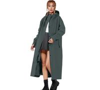 Giacca da Pioggia Donna,Giubbino Viaggi Softshell escursionismo a vento Trench Antipioggia Leggera Cappotto con Cappuccio Raincoat per Indossare Tutti I Giorni