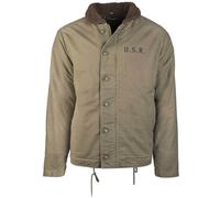 Giacca Da Ponte US Navy N-1 Invernale USN E Marines USMC Vintage Oliva