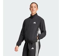 Giacca da riscaldamento Train Essentials 3-Stripes Woven Black / White XLT