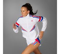 adidas Performance - Adizero Retro - Giacca da corsa bianca-Bianco 2XS