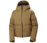 Helly Hansen W Nora Short Puffy Jacket Sepia Plad Print L