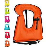 Giacca da Surf Gonfiabile Gonfiaggio Rapido for Via Orale for Pesca | Giacca da Surf con Spalline Regolabili for una Vestibilità Sicura Durante la Vela, la Pesca e gli Sport con Pagaia