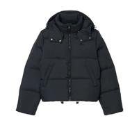 Giacca da tennis da donna Lacoste Water-Repellent Hooded Down - black - Nero (M)