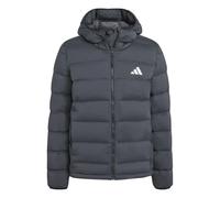 Giacca da tennis da uomo Adidas Helionic Stretch Hooded Down - black - Nero (L)