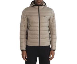 Giacca da tennis da uomo BOSS x Matteo Berrettini Water-Repellent Puffer With Branded Trims - light/pastel green - Beige (XXL)