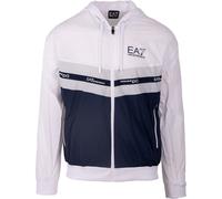 Giacca da tennis da uomo EA7 Man Woven Blouson - navy blue - Blu, Bianco (M)