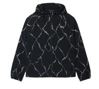 Giacca da tennis da uomo Lacoste Reflective Crocodile Print - black - Nero (XL)