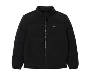 Giacca da tennis da uomo Lacoste Water-Repellent Hooded Down - black - Nero (XL)