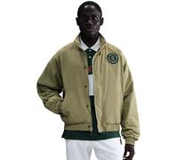 Giacca da tennis da uomo Nike Court Heritage - neutral olive/fir - Verde (L)